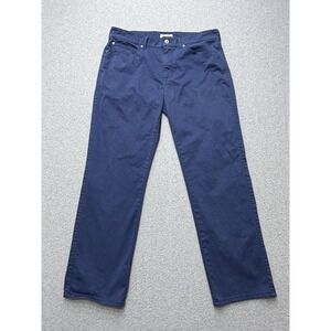 Peter Millar Pants Mens 34 Blue Stretch Cotton Chinos Casual Straight Leg Preppy
